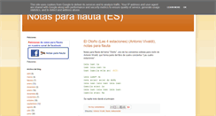 Desktop Screenshot of notas-flauta.es