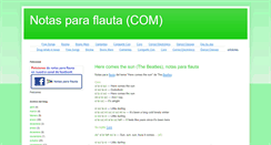 Desktop Screenshot of notas-flauta.com